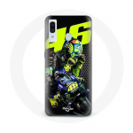 Coque pour Samsung Galaxy A20e Valentino Rossi motoGP 46 Pilote de vitesse