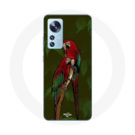 Coque pour Xiaomi Mi 12 / 12X Pionus Perroquet Rouge