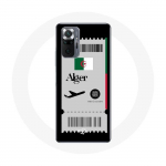 Coque pour Xiaomi Redmi Note 10 Pro Billet d'avion Alger