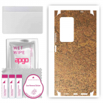 apgo Protective Skin Sticker for the back+sides compatible with Xiaomi Redmi K50 Pro, Full Wrap Film, Foil, Vinyl - Pattern Rusty Copper