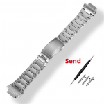 Nerūdijančio plieno laikrodžio apyrankė, skirta casio gshock GW-M5610 DW5600 GW-5000 G-5600 GA2100 GM5600 GM2100 kieto plieno dirželis GA2100-GA2110