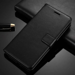 Prabangus odinis apverčiamas piniginės apsaugos telefono dėklas, skirtas Redmi 14C 13 13C 12 12C Note 14 12 12s 4G 5G Note 12 13 14 Pro 5G Pro+ Redmi A3 A1 A2+ Plus XiaoMi 13 juoda