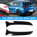 1 pora blizgios juodos spalvos galinio lango kanardų oro skirstytuvų difuzorių BMW 1 serijos F20 F21 2012-2019
