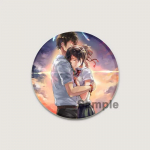 32/44/58 mm Animacinių filmų personažų emalio smeigtukas Miyamizu Mitsuha/Tachibana Taki Sagės, skirtos drabužių krep&scaron;io dekoravimui Apvalus ženklelis ant kuprinės papuo&scaron;alų 32mm