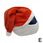 Motociklininko &scaron;almo užvalkalai, tinkami daugumai viso veido &scaron;almų, dekoratyvinis gyvūnų pliu&scaron;inis motociklo &scaron;almo užvalkalas smagiems pasivažinėjimams K0k4