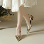 Mada Moteri&scaron;ki Smailianosiai Auk&scaron;takulniai Vidutinio Storio Kulnai Basutės Sandalai Vasara Nauji Vintažiniai Moteri&scaron;ki Sandalai &Scaron;lepetės Batai 35