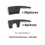 Tesla Model Y 20 ir 21 padalintas rato stebulės dangtelis 20-inch 1 set of 4 wheels matinė juoda spalva