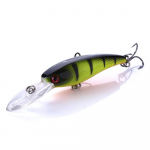 Suspended Minnow Lure 8g - ilgas liežuvis, mikro objektas, skirtas ilgiems atstumams, lėtai grimztantis žvejybai gėlame vandenyje ir jūroje. MI043-7