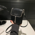 Madingi kutai ant pečių krep&scaron;iai Paprastas karoliukų dizainas Kar&scaron;tas i&scaron;pardavimas Crossbody krep&scaron;iai moterims Basic Style PU Hasp