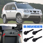 4 vnt Guminės automobilio centrinės konsolės laikymo dėžutės porankio pagalvėlės pagalvėlė, skirta Toyota Avensis II T250 Camry XV20 XV40 Camry Gracia Nauja