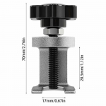 Universalus automobilio priekinio stiklo lango valytuvo traukiklis Reguliuojamas priekinio stiklo valytuvo svirties nuėmimo remonto įrankio stiklo mechanikos i&scaron;traukiklio komplekto dalis sidabras