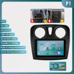 Hizpo Carplay 4G Android 13 Automobilinis radijas Renault Logan 2 2014 - 2019 Sandero 2 Multimedijos vaizdo grotuvas GPS 2din Automagnetola 7862 I&scaron;manusis ekranas P1 B 4Core 1G 32G