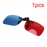 3D akiniai tinka dėvėti vir&scaron; daugumos receptinių akinių 3D filmams, žaidimams ir televizoriui 1pcs mėlyna