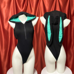 Hatsune anime megztinio kostiumas C2108 vaidmenų žaidimams, komiksų parodoms ir &scaron;okių pasirodymams. One Size juoda