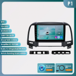 Ossuret 2DIN Android Automagnetola Hyundai Santa Fe 2 2006 - 2012 Automobilio Radijas Multimedia Vaizdo Grotuvas GPS Navigacija Pagrindinis Blokas I&scaron;manusis Carplay Auto RDS P1 4Core 1G 32G AI
