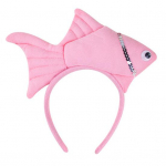 Auksinės žuvelės galvos juosta Žuvies dizaino kostiumas Plaukų lankelis Reguliuojama galvos juosta Cosplay rekvizitai Vakarėlio persirengimas Gimtadienio reikmenys