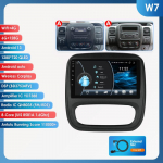 Ossuret 4G AI balso Android Auto radijas Renault Trafic 3 2014-2021 Opel Vivaro B 2014-2018 Carplay Automobilio multimedija I&scaron;manusis ekranas GPS 2DIN W7 A 8Core 6G 128G