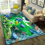 Individualizuotas 3D spausdintas neslystantis vaiki&scaron;kas kilimas miegamajam ir svetainei 200x300 cm