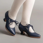 Retro Jane bateliai moterims vintažiniai suvarstomi žemu kulnu suknelė Zapatos moteri&scaron;ki firminio dizaino drugelio sparnų Derby batai plius dydis 38