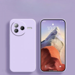 Skystas silikoninis matinis galinis dėklas, skirtas POCO F7 Ultra Candy spalvotos kameros objektyvo apsaugai telefono dangtelis, skirtas Xiaomi POCO F7 Pro X7 Pro For POCO F7 Ultra juoda