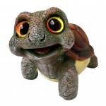 Vėžlio Statula Sodo Mini Figūrėlė Vandeniui Atspari UV Atspari Mini Dydžio Žavinga Vėžlio Formos Gyvūno Statula Kiemo Ornamentas Tortoise