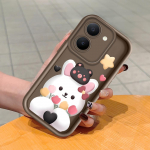 Mink&scaron;tas silikoninis kvadratinių kopėčių spausdinimo ra&scaron;tų telefono korpusas, pilnas dangtis, fotoaparatas, atsparus smūgiams, guminis dėklas, skirtas Vivo Vivo Y36I 5G juoda