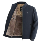 Pastorinta aksominė striukė vidutinio ir vyresnio amžiaus vyrams žiemą Nauja verslo laisvalaikio vyri&scaron;ka &scaron;ilta ir laisva vyri&scaron;ka striukė tėvui M