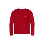 Polo Ralph Lauren SS24 Logotipo spaudinio apvalios apykaklės laisvalaikio ilgomis rankovėmis megztas megztinis Vyri&scaron;kas megztinis Raudonas MNPOSWE16821774-600 XXL red