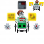 Zombių konstruktoriai edukaciniai surinkimo žaislai