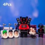 Didelio Dydžio Naujas Skibidi Tualeto Dėžutė Konstruktoriai Didelis Titanas Operatorius Kalbėtojas Mini Veiksmo Figūrėlės Žaislai