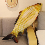 30-80cm 3D Simuliacija Auksinė Žuvelė Pliu&scaron;iniai Žaislai I&scaron;kam&scaron;ytas Mink&scaron;tas Gyvūnas Karpis Pliu&scaron;inė Pagalvė Kūrybinga Sofa Pagalvė Pagalvėlė Dovana Žaislas Vaikams 80cm