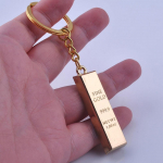 Automobilio stiliaus metalinis raktų laikiklis Creative Gold Bar Raktų pakabukas Raktų pakabukas Auto Pakabukas Auto Priedai Automobilių Raktų Pakabukas Siūlomi Raktų Pakabukai 1 PCS