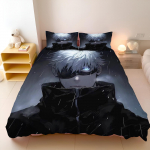 Jujutsu Kaisen Patalynės Komplektas Japonijos Garsus Anime Antklodės Užvalkalų Komplektai Antklodė Patalynė Viengulis Karalienės King Dydis Dropshipping 203x228cm