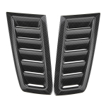 Suporuokite universalias priekinio variklio dangčio ventiliacijos angas Kapoto apdailos dangtis, skirtas Ford Focus RS ST MK2 MK3 Style ABS Blizgus juodas / anglies spalvos