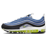 Nike Air Max 97 OG Atlantic Blue Moteri&scaron;ki sportbačiai Metalinis-Sidabrinis Juodas Įtampos-Geltonas DQ9131-400 36