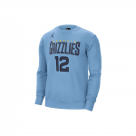 Jordan Ja Morant Memphis Grizzlies Fleece Megztinis Vyri&scaron;ki Vir&scaron;utiniai Drabužiai &Scaron;viesiai Mėlynas DZ0610-422 XL
