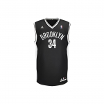 Adidas NBA krep&scaron;inio mar&scaron;kinėliai Rep Fan Edition Brooklyn Nets Paul Pierce 34 vyri&scaron;ki mar&scaron;kinėliai Juodi DBV2219 S