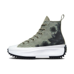 Converse Run Star Hike Platformos Laisvalaikio Patvarūs Auk&scaron;to Vir&scaron;aus Drobės Batai Unisex Sportbačiai Žali A00833C 46.5 gray