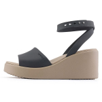 Crocs Brooklyn Viens dirželis Plei&scaron;tiniai Sandalai Moteri&scaron;ki Sandalai Juodi 209406-07H 39-40