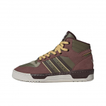 Adidas Originals Rivalry Mid Batai Patogūs Neslystantys Patvarūs Auk&scaron;takulniai Sportbačiai Unisex Batai Rudo Žalio JH9603 41⅓