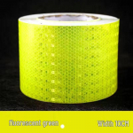 Fluorescencinė atspindinti saugos juosta: 5CM, 10CM, 15CM Pločiai naktiniam eismui, įspėjimas apie susidūrimą Length 25m