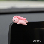 6/1 vnt Mielas gyvūnų papuo&scaron;alas automobilio centrinės konsolės ekranas Ornamentas automobilio galinio vaizdo veidrodėlis dviratis Mažas vėžlys mielas pakabukas lėlė