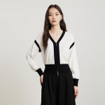 Gejin Women's Slim Long Sleeve Knit Sweater 2XL