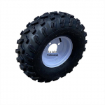 Gokarto triračio galinės a&scaron;ies komplektas: 19X7-8 ir 18X9.50-8 padangos ant golfo ratlankių