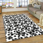3D futbolo aik&scaron;tės kiliminis kilimėlis, skirtas miegamojo svetainei namų sofos dekoravimui, vaikų žaidimui, didelis dekoro grindų kilimėlis, dovana 60*90cm
