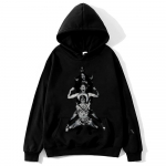 Red Hot Chili Peppers Vaiki&scaron;kas Toteminis Džemperis Moteri&scaron;kas Megztinis Puloveris Unisex Vyri&scaron;kas Laisvalaikio Auk&scaron;tos Gatvės Y2K Retro Grafinis Streetwear L black
