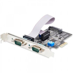 StarTech.Com Carte S&eacute;rie PCI Express &agrave; 2 Ports - Adaptateur/Carte PCIe &agrave; 2 Ports vers RS232/RS422/RS485 (DB9), Support Bas-Profil
