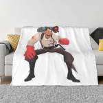 Tf2 Medic juokas Personalizuotas kelioninis itin mink&scaron;tas mikropluo&scaron;to pledas 50x60in
