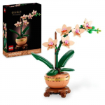 LEGO Botanique 10343 Miniatiūrinė orchidėja - Dirbtinės gėlės - Dovanos idėja žalia