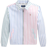 Polo Ralph Lauren Striukė Ss24 Dryžuotas arkliukas Siuvinėtas Užtraukiama apykaklė Laisvalaikio ilgomis rankovėmis Vaikams daugiaspalvė CWPOOTWY6020159-999 L